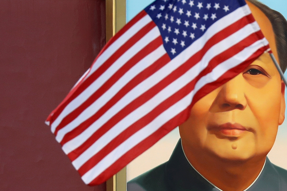 中美貿易戰似成定局，中國面對經濟增長放緩壓力。（湯森路透）
