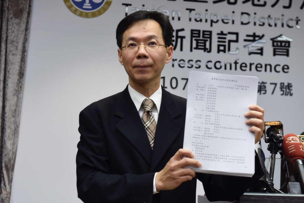 針對丁守中去年提出北市長選舉無效訴訟，台北地院發言人黃柄縉庭長表示，統計後發現只有58張選票有問題，無法改變選舉結果。（攝影：張哲偉）