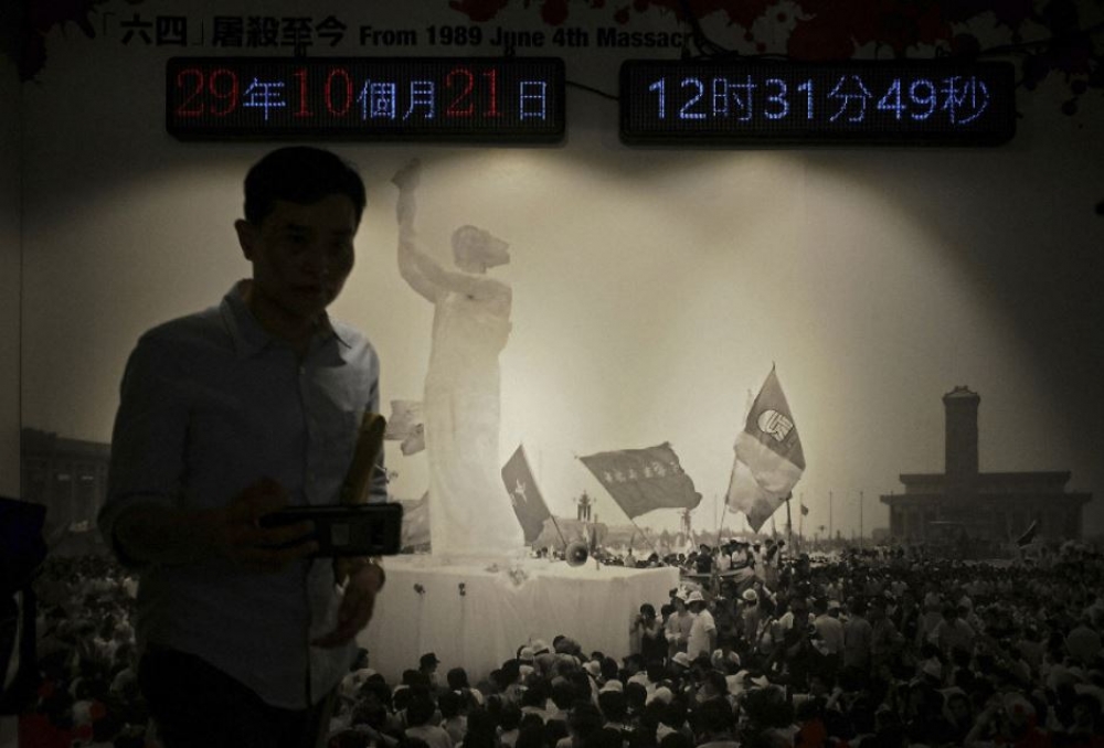 一九八九年六四事件，讓香港人對中國的恐懼到達了頂點。（美聯社）