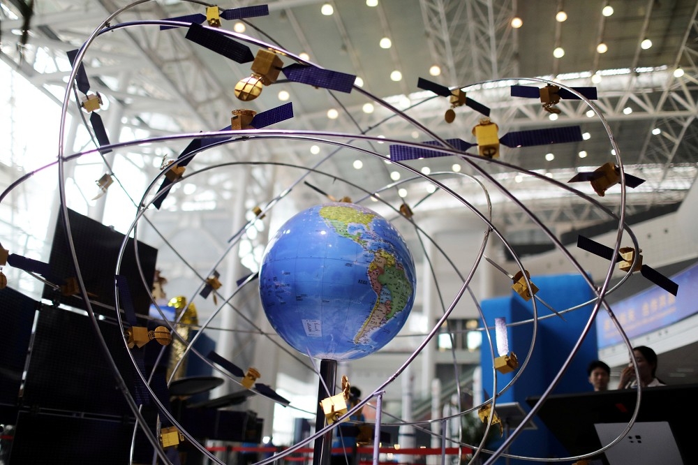 17日，中國成功發射第45顆北斗導航衛星。（湯森路透）