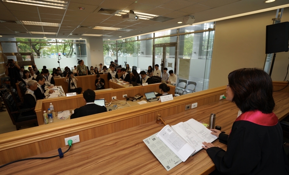 模擬亞洲人權法院18日首次召開，第一案為「邱和順訴中華民國案」。（攝影：李景濤）