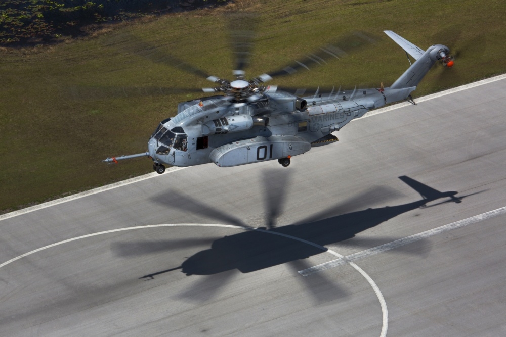 進行試飛、新型CH-53K「種馬王」直升機。（圖片取自美軍DVIDS系統）