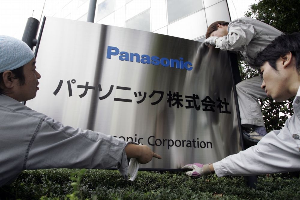 日本Panasonic公司23日宣布暫停與華為的業務往來。（湯森路透）