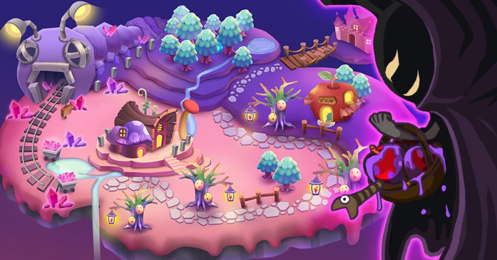 《Magic Arena翻轉童話：白雪公主x阿拉丁王子》現在下載登入馬上可以獲得Android小綠人棋子外觀！