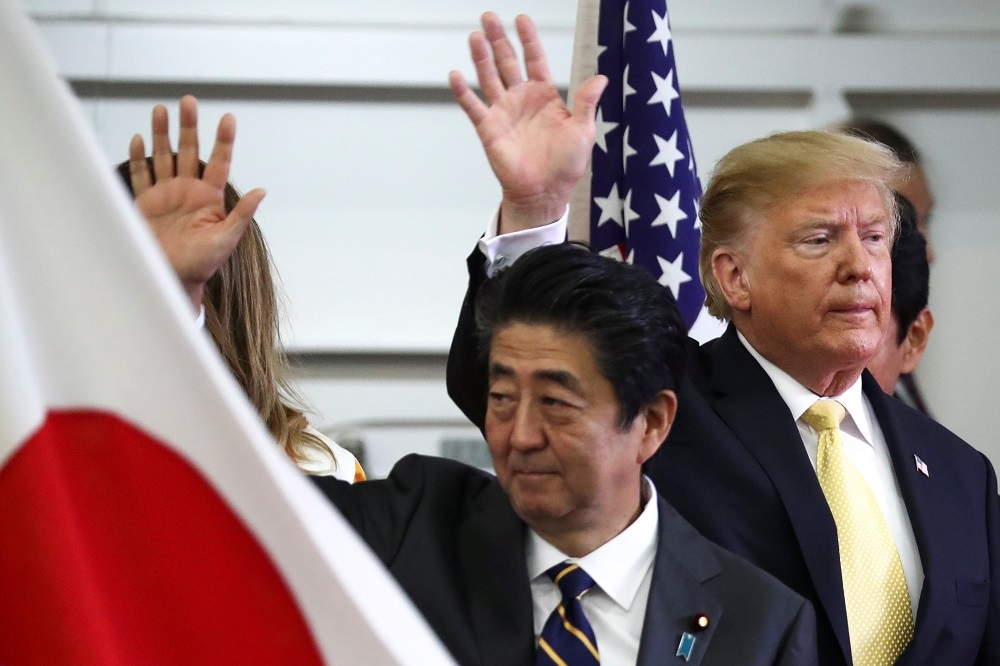 日本是美國的堅強盟友，日相安倍晉三將扮演美方與伊朗之間的協調人。（湯森路透）