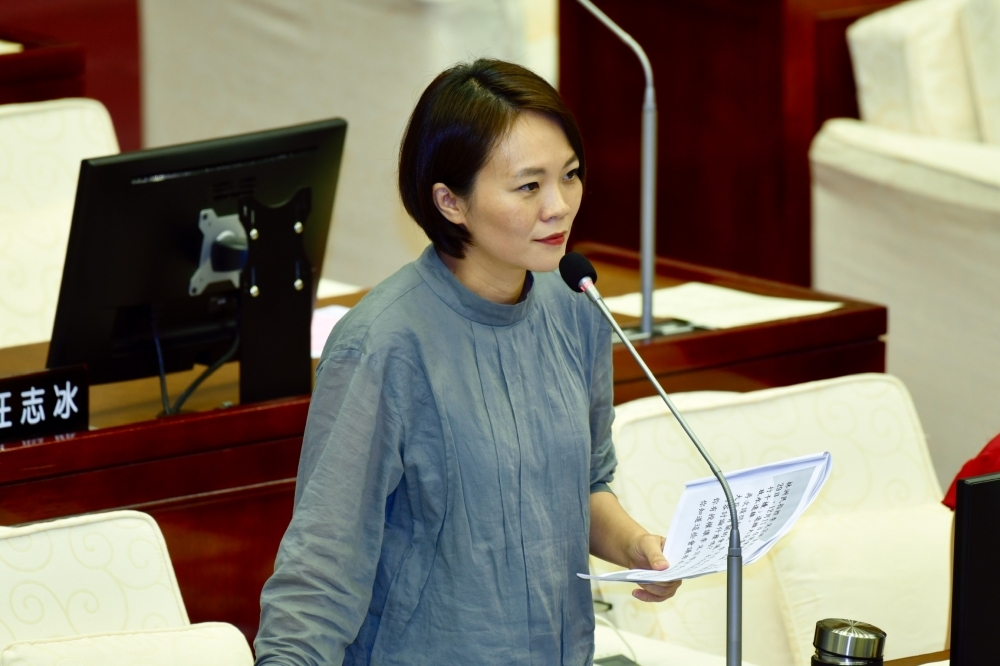 民進黨台北市議員簡舒培表示，專案報告應釐清柯有無授權李文宗開「喬蛋密會」。（資料照片／張哲偉攝）