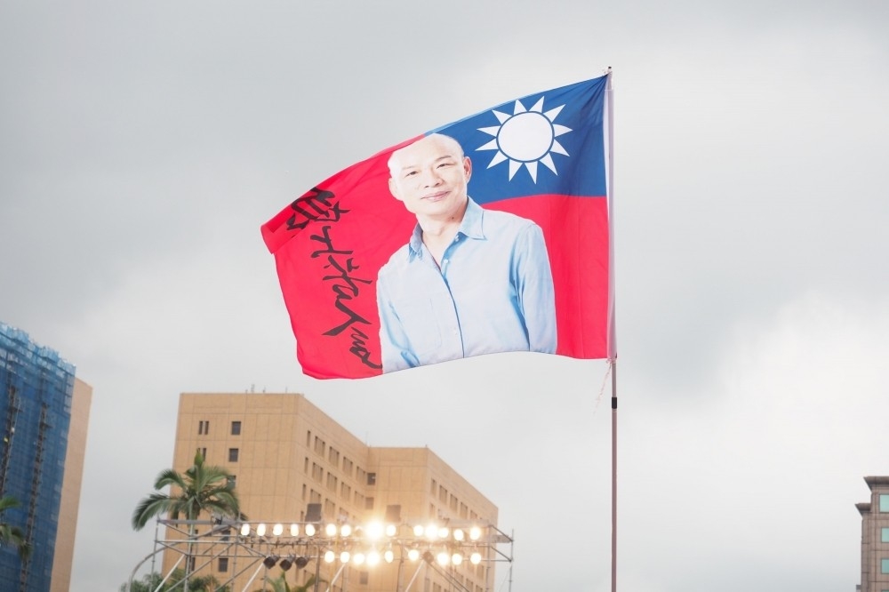 台灣的主權不能放在一個中國原則之下討論，這不是分裂國家，也不是台獨，只是保全民主自由的一把大雨傘。（攝影：張家銘）