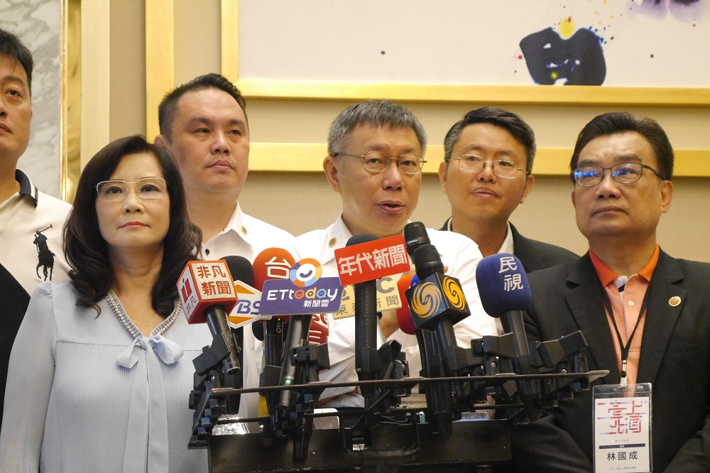 台北市長柯文哲5日預料將與國台辦主任劉結一會面。（攝影：陳燕珩）