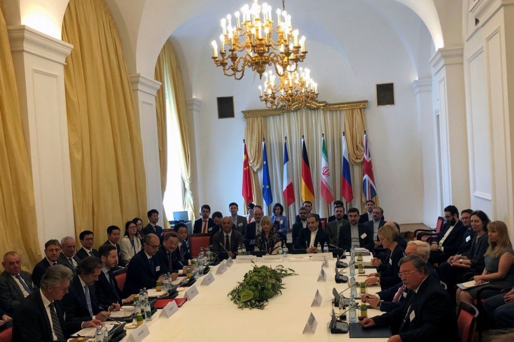 歐洲各國副外長28日齊聚維也納，討論伊朗核武問題。（湯森路透）