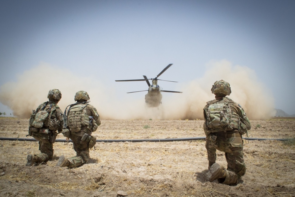因阿富汗亂局未解、目前仍有約1萬4000多名美軍官兵駐紮當地。（圖片取自美軍DVIDS系統）