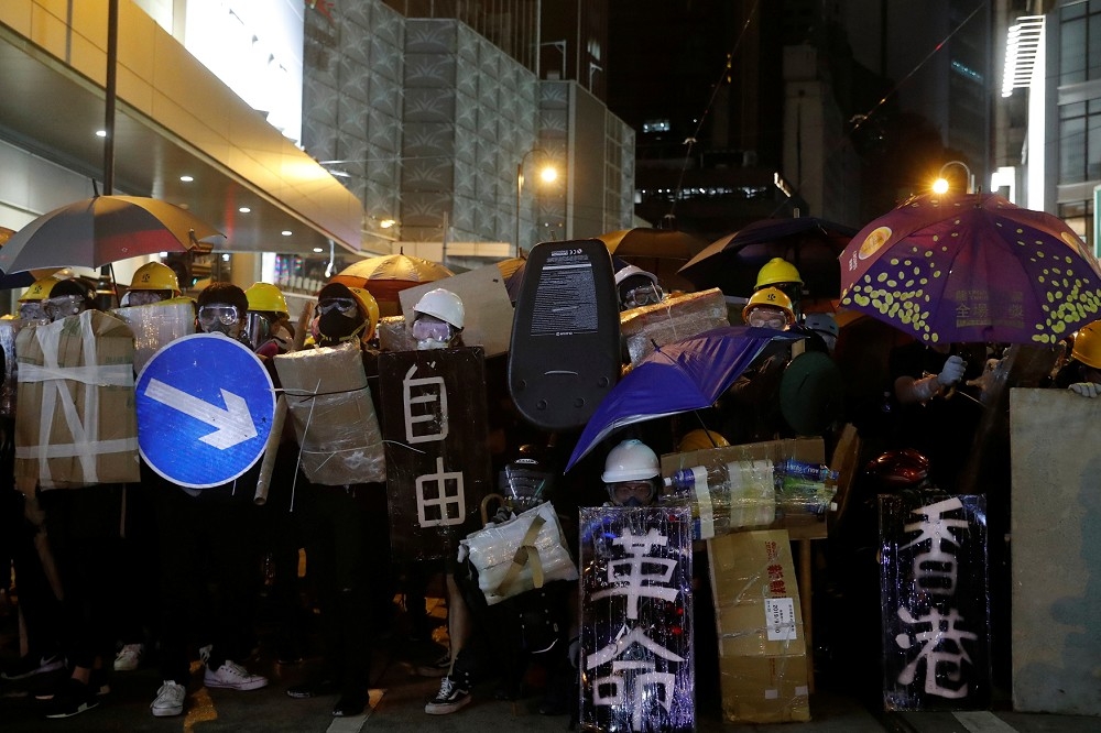 香港反送中運動的日常化、長期化及全球化，使得香港人的身份認同發生了巨大的位移。（湯森路透）