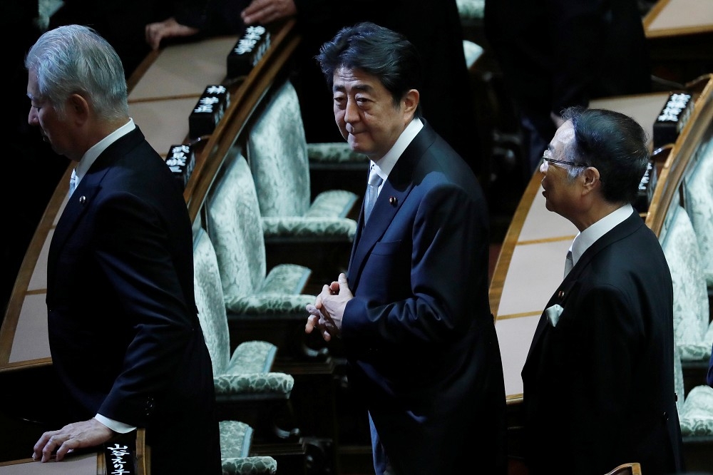 日本首相安倍晉三計畫9月出訪俄國。（湯森路透）