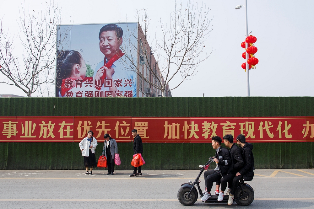 在「紅旗下的蛋」作用下，北京行事已經不合常理，貿易戰已經有失控的趨勢。（湯森路透）