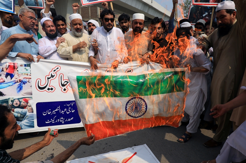印度政府5日宣布廢止印控喀什米爾的「特殊地位」，引發巴基斯坦不滿。（湯森路透）