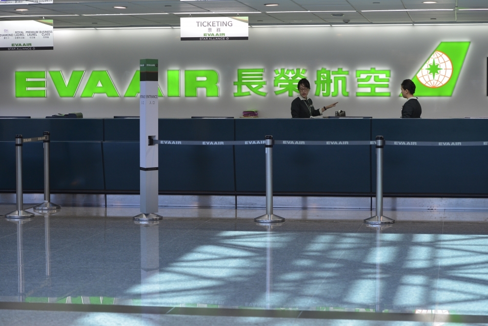 長榮航空表示已申請到香港機場的班機起降，班機將在中午12點後復航。（資料照片／李智為攝）