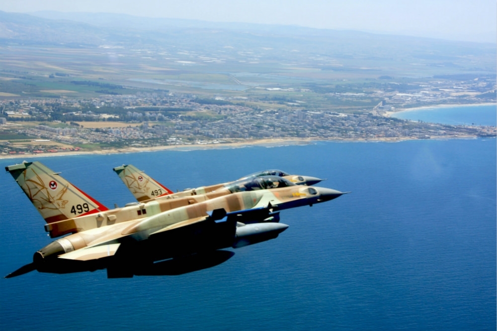 以色列現役2架F-16i 型戰機。（圖片取自以色列空軍）