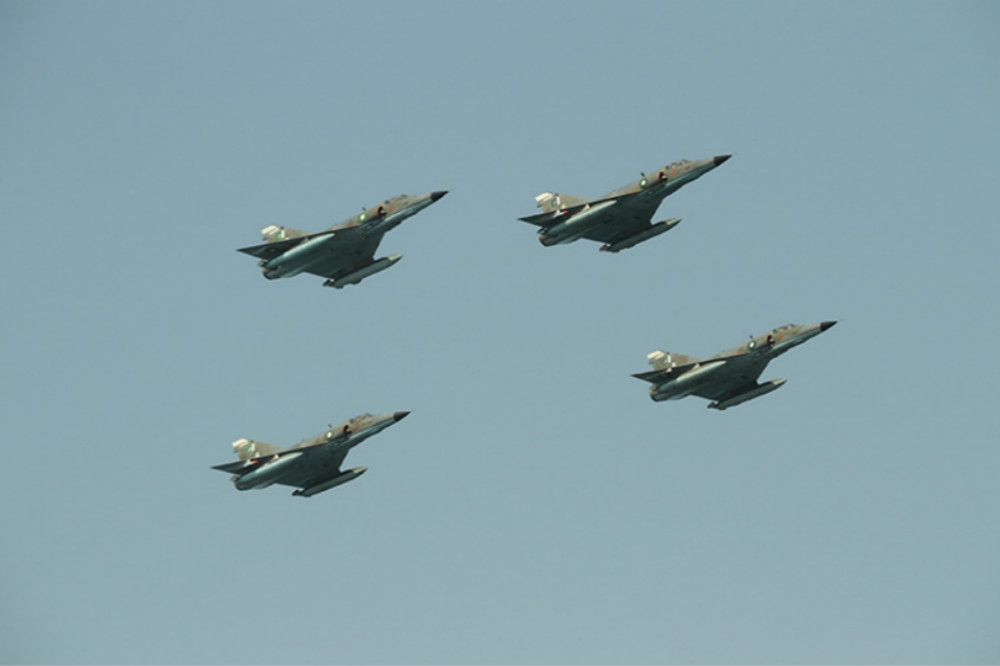 巴基斯坦現役幻象5型攻擊機。（圖片取自巴基斯坦海軍）