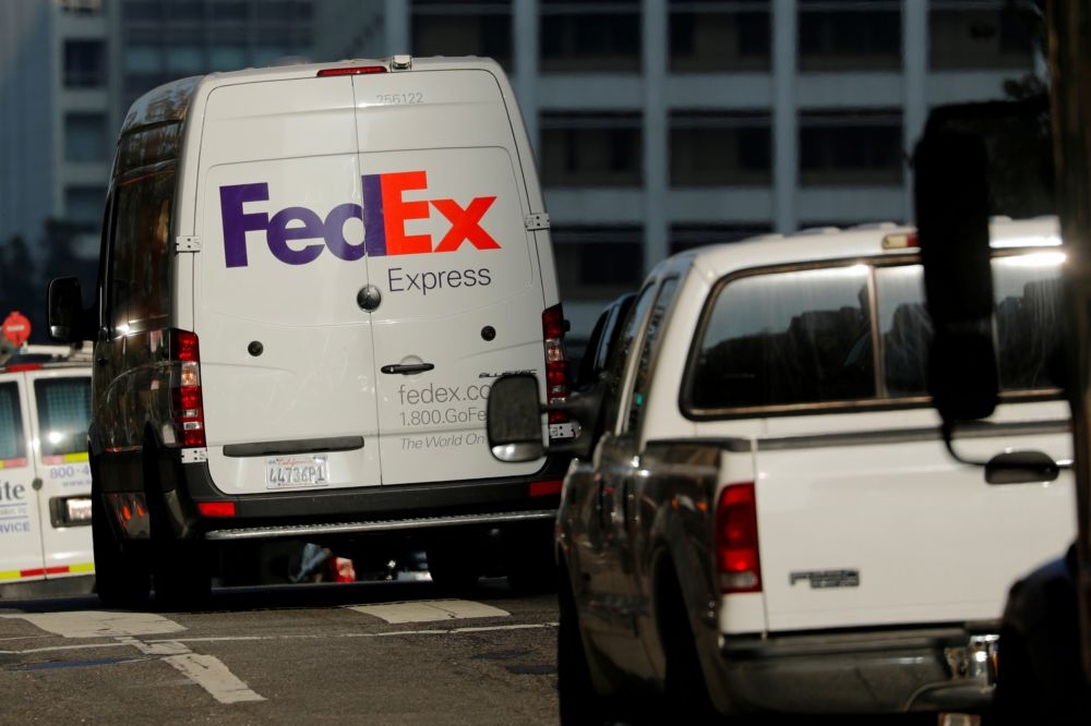 FedEx員工因私運彈藥12日遭中國公安逮捕，圖為資料照。（湯森路透）