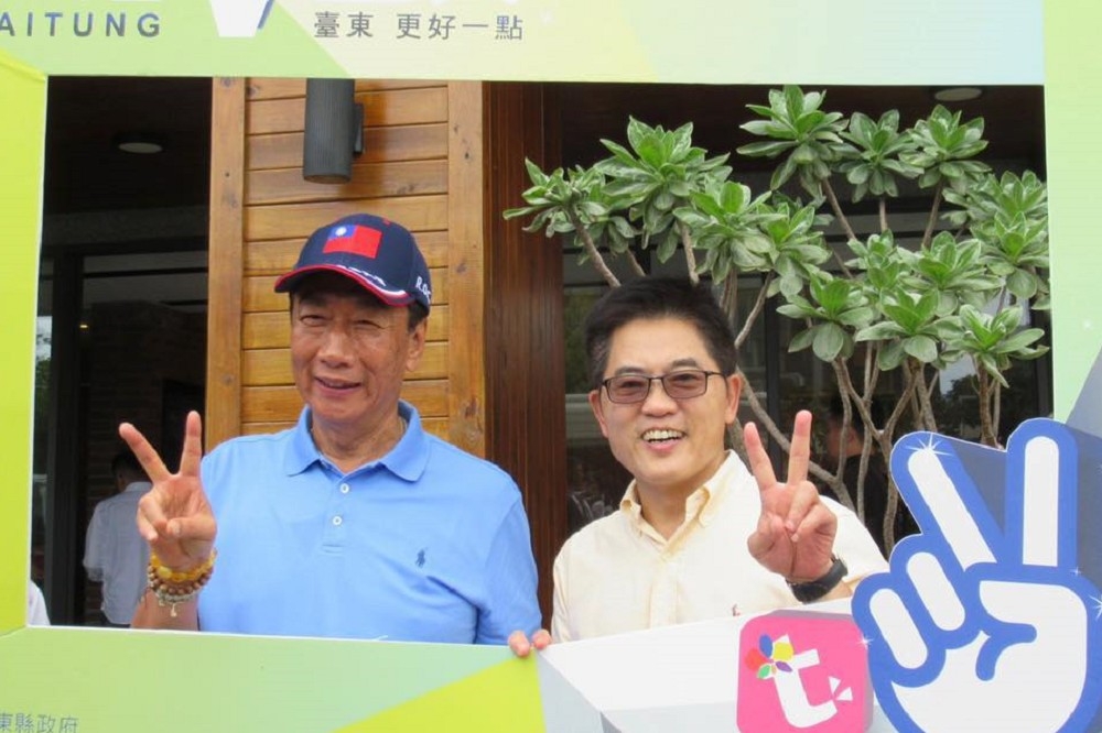 黃健庭說他在8月26日收到郭台銘的副手正式邀請，8月31日才答應。（取自黃健庭臉書）
