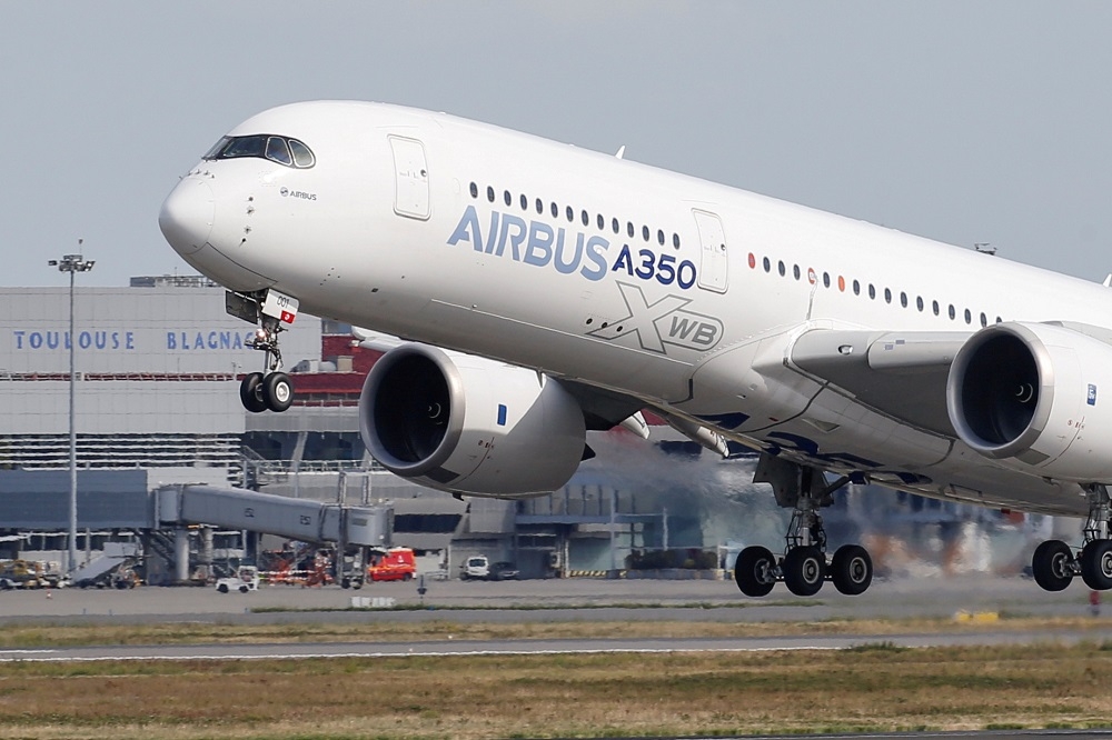歐洲飛機製造廠空中巴士（Airbus）遭WTO裁決獲得政府非法補貼。（湯森路透）