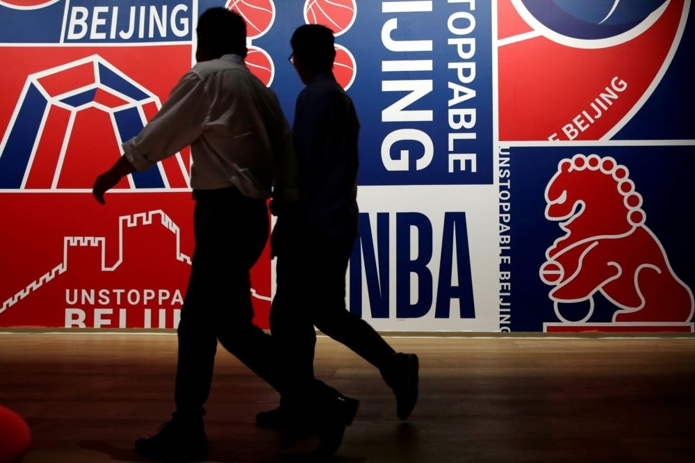 中國反NBA民粹方興未艾。（湯森路透）