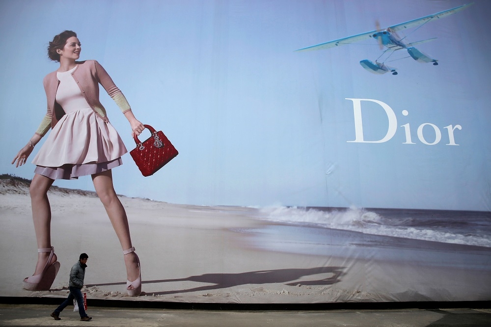 法國時尚精品品牌克麗絲汀迪奧（Christian Dior）。（湯森路透）