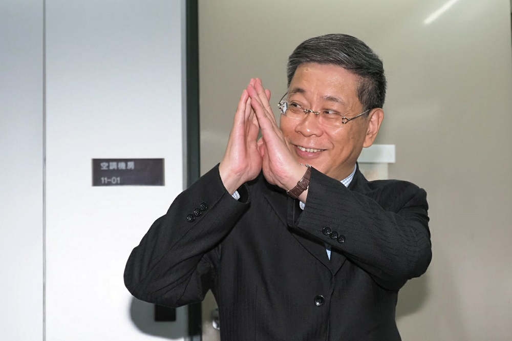 中國上海台辦主任李文輝21日拜訪台北市長柯文哲，展開約30分鐘的會談。（張家銘攝）