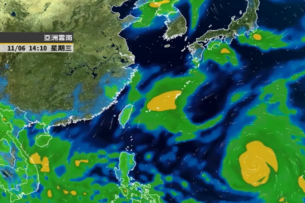 資深氣象前主播李富城表示，第22號颱風可能在南海生成，若成颱將命名為「麥德姆」（Matmo，美國提供，關島查莫洛語的大雨）。（取自彭啟明臉書）