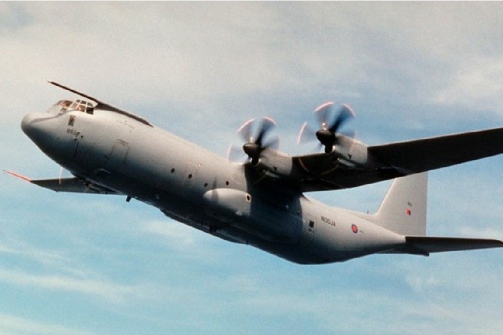 5日國防部表示美軍MC-130型機經過台海中線。圖為C-130J超級大力士戰鬥機1996年4月首飛。（取自洛克希德‧馬丁公司網頁）