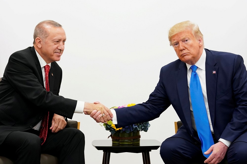 土耳其總統艾爾多安將在13日抵達美國與川普會面。（湯森路透）