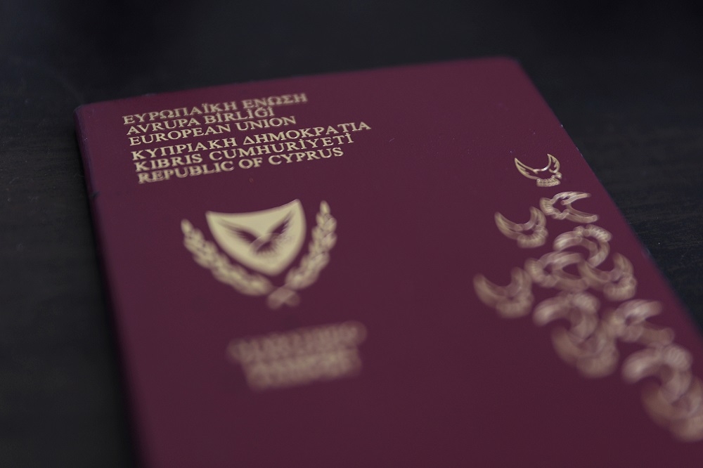 賽普勒斯（Cyprus）護照。（湯森路透）