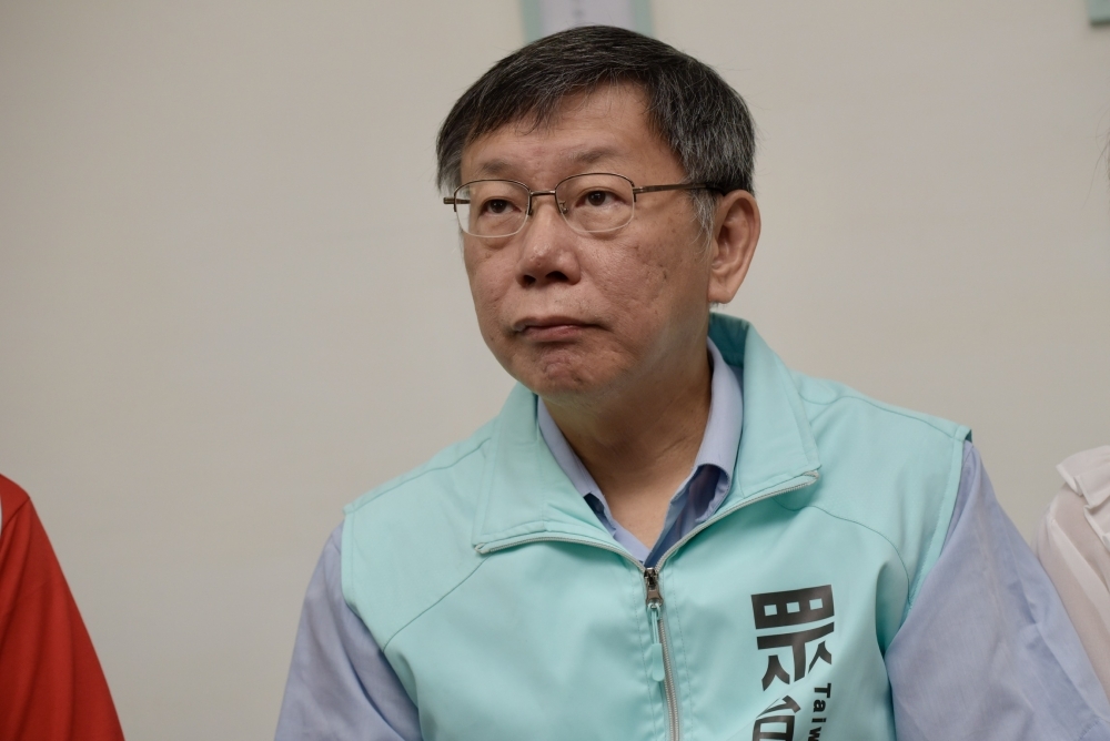 台北市長柯文哲過去競選曾以8年5萬戶公宅政見做為政見，他8日坦言，無法如期完工。（資料照片／張哲偉攝）
