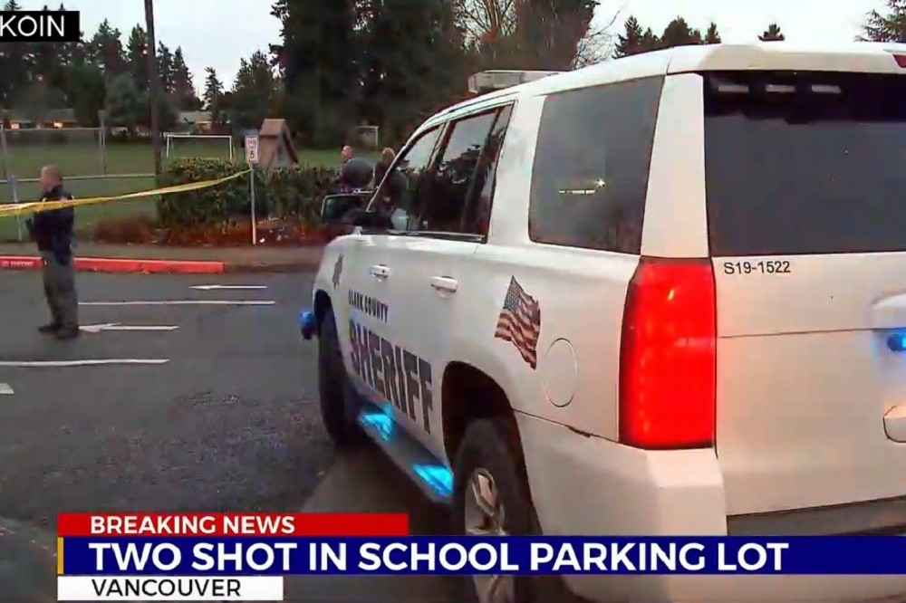 美國華盛頓州小學當地時間26日發生槍響。（取自影片）