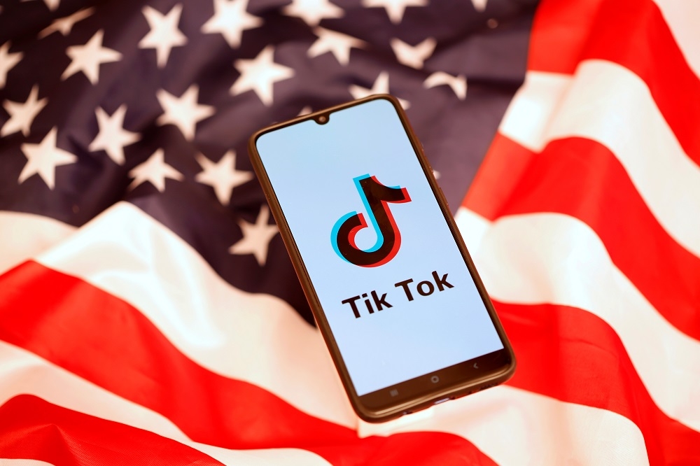 2月以來，中國影音平台抖音（TikTok）的國際版本在美國的下載流量突破1億。（湯森路透）