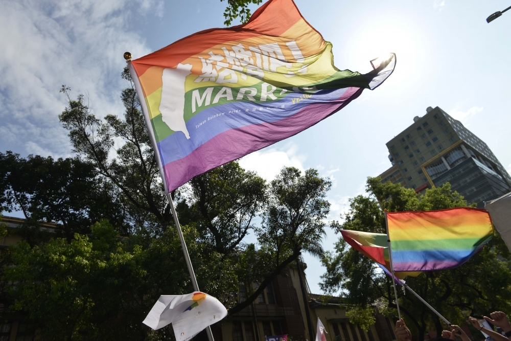 台灣被評為全亞洲唯一開放的國家，同性婚姻合法化也被指出是正向的公民活動。（資料照片／李智為攝）