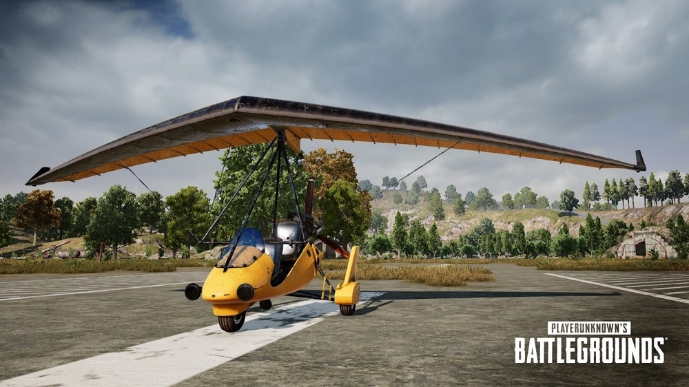 PUBG推出全新周末模式「滑翔機模式」，讓玩家可在空中自由遨翔，互相交戰。