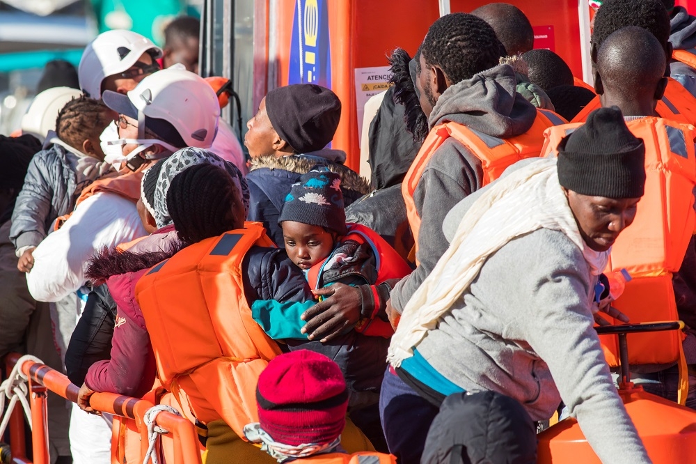 地中海移民喪命的悲劇頻傳，許多非洲移民欲經此海路前往歐洲尋求更好的生活。（湯森路透）
