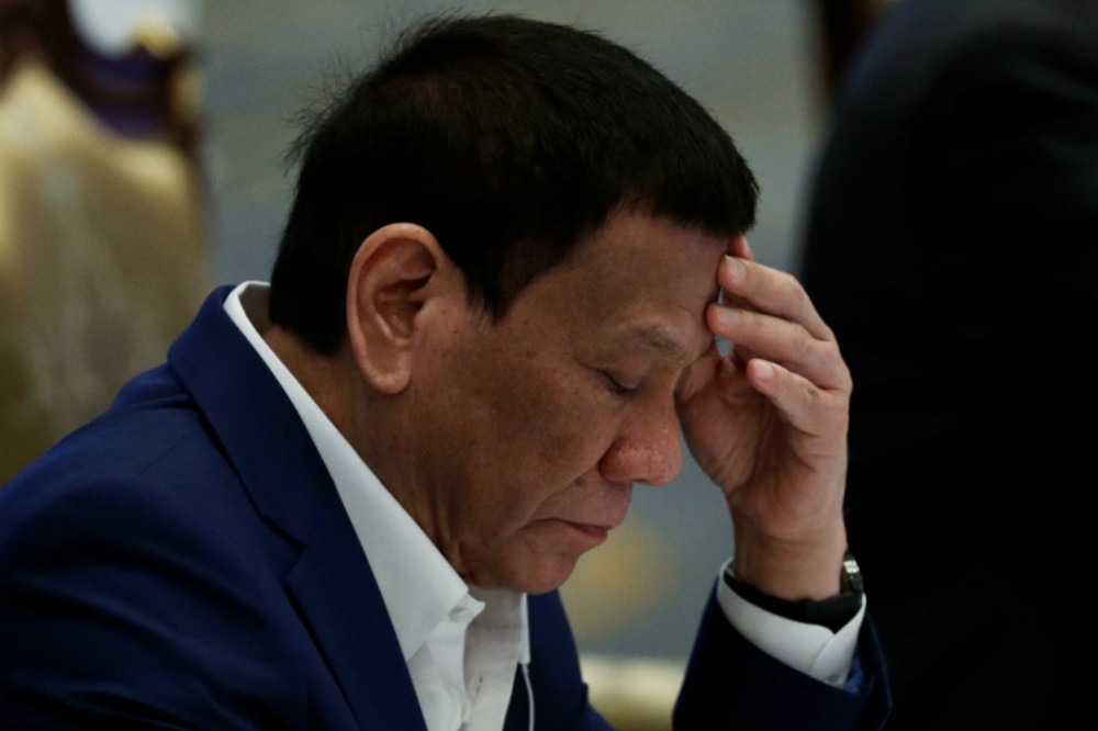 菲律賓總統杜特蒂再次與華府槓上，此番是不滿美國國會「干涉內政」。（湯森路透）