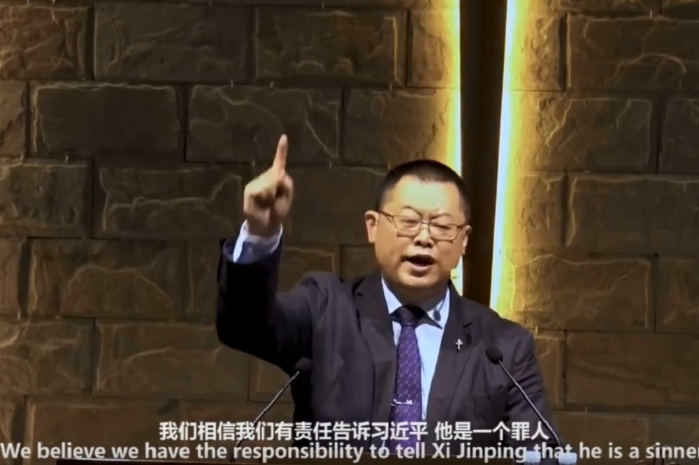 成都秋雨教會王怡牧師，遭判處9年徒刑。（取自Youtube）