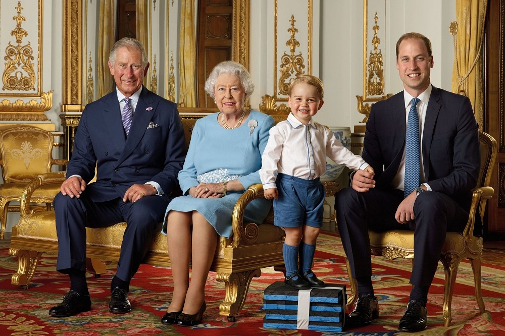 英國媒體報導，哈利王子因王室合照未出現他而不滿。（湯森路透）