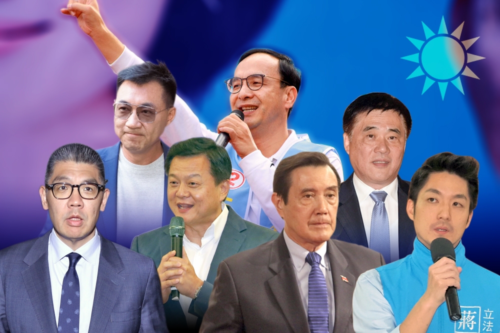 國民黨大選慘敗，選後黨內湧現世代交替改革聲浪，目前包括前總統馬英九、前新北市長朱立倫、副主席郝龍斌、及青壯派立委江啟臣、蔣萬安等人，均為黨內點名的熱門人選。（畫面合成／資料照片）