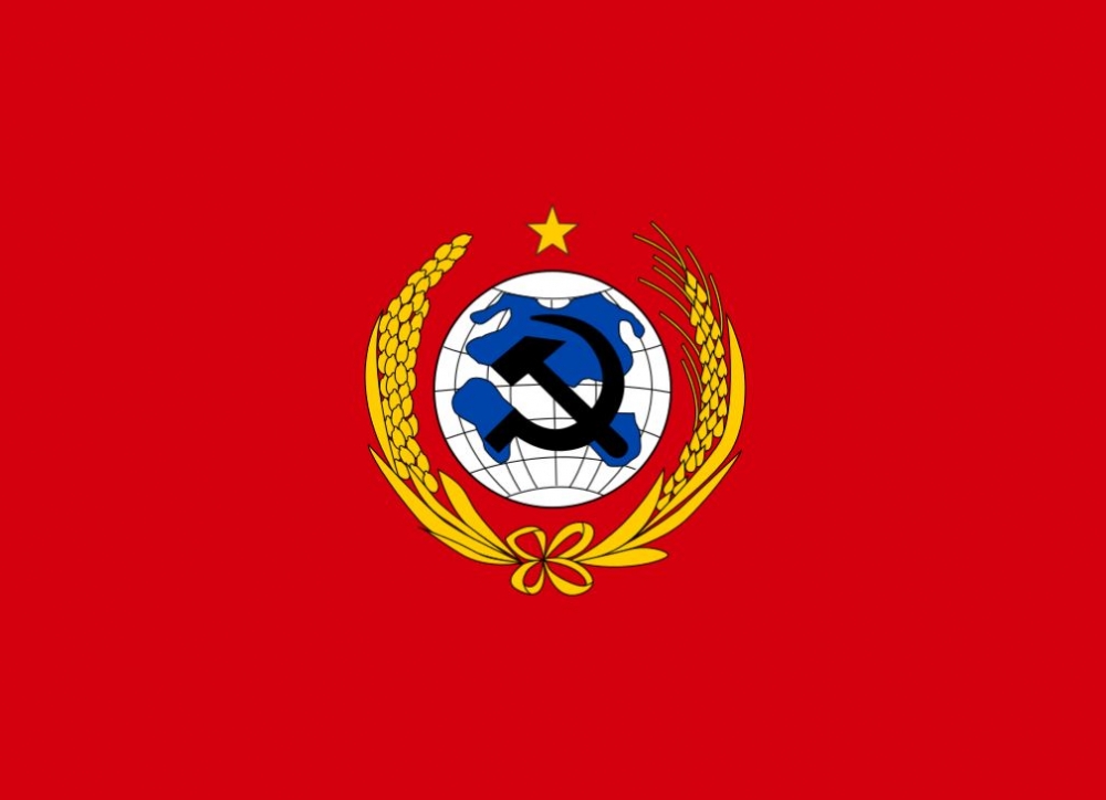 「中華蘇維埃共和國」曾出現在江西省一隅，只存在了兩年半；即使如此，這面正中央有鐮刀和榔頭的大紅旗，則是日後代表整個中國大陸的國旗之原型。（維基百科）