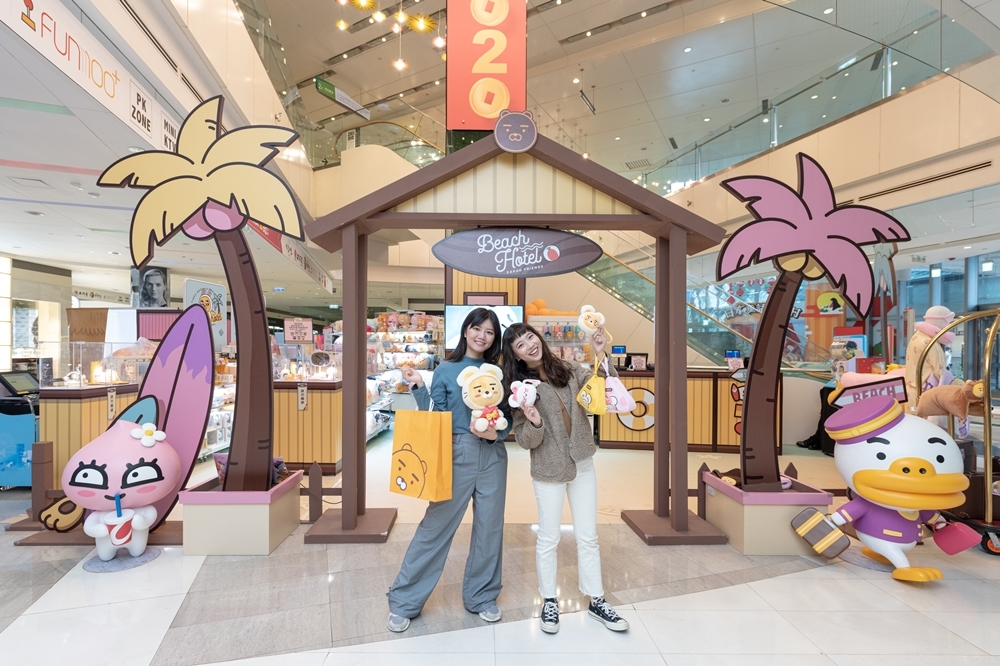 台灣首次Kakao Friends正式快閃店自1月22日至3月8日於高雄夢時代登場（悍草創意提供）
