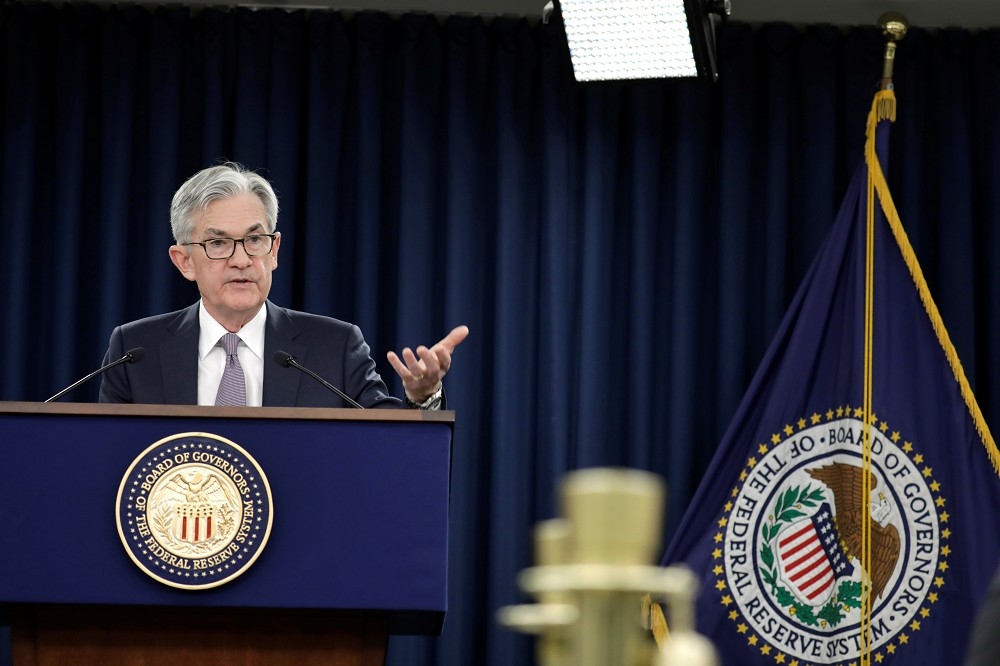 美國聯準會宣布利率維持不變。（湯森路透）