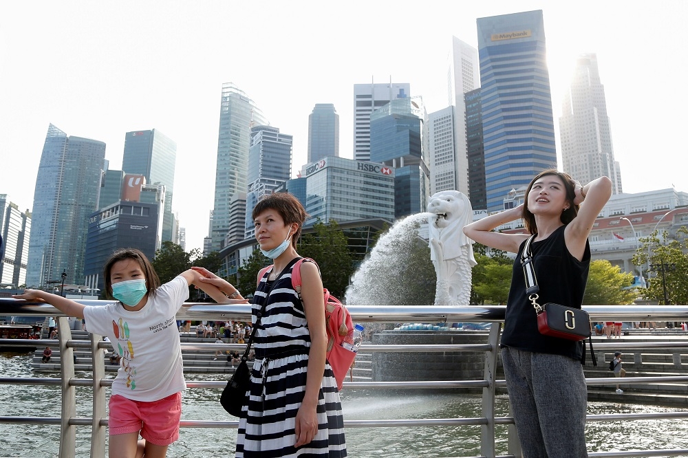 新加坡是第一個因應新型冠狀病毒而實施防疫政策的南亞國家。（湯森路透）