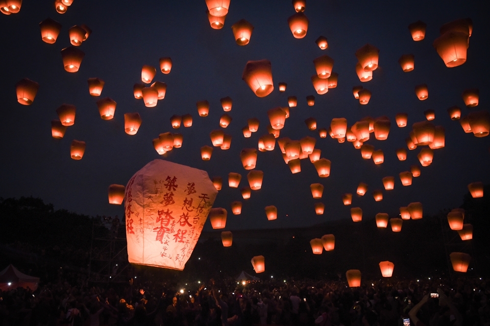 平溪天燈節是新北市最知名的元宵活動之一（資料照片／張文玠攝）