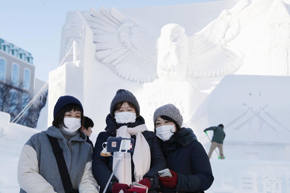 北海道9日出現入冬以來最低溫。（湯森路透）
