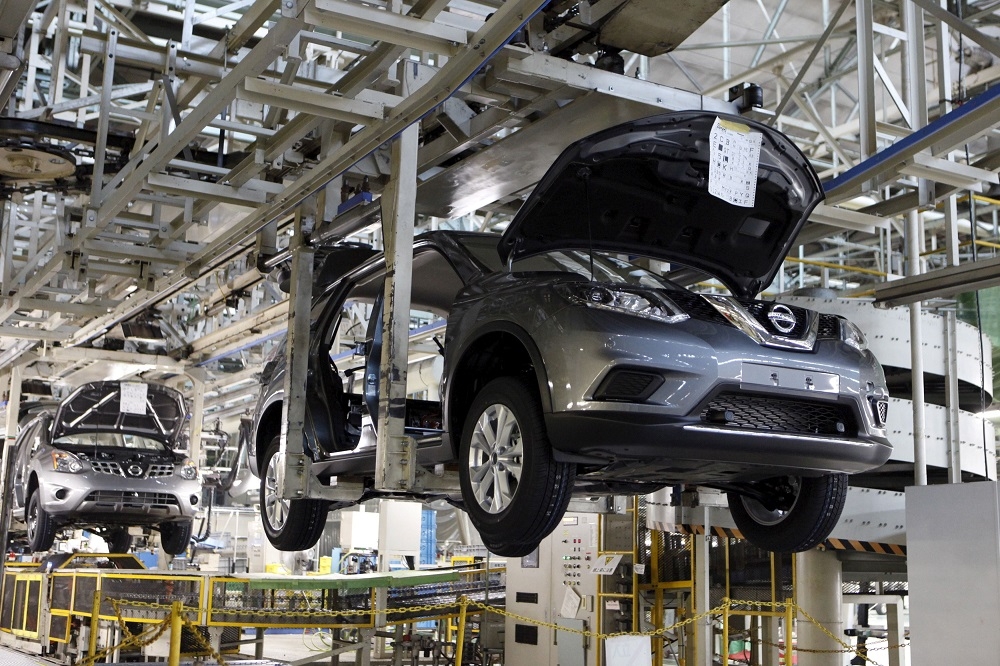 日產汽車的九州工廠將在14日暫時停止運作。（湯森路透）