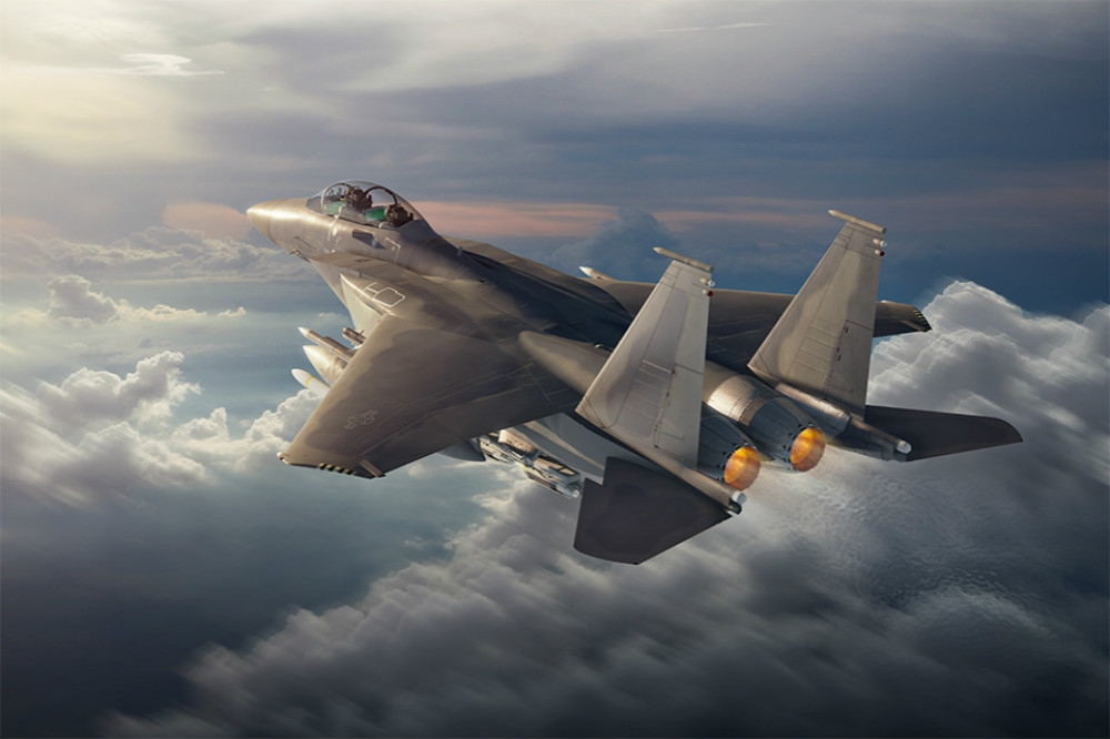 波音新版本F-15EX戰機示意圖。（圖片取自取自波音官網）