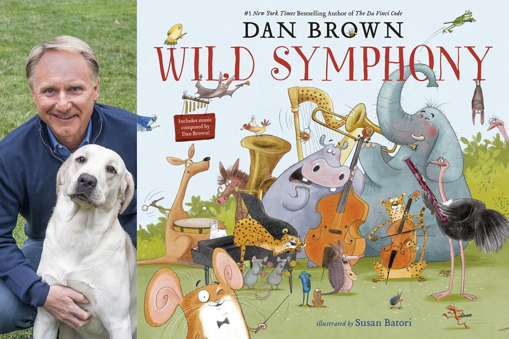 美國暢銷作家丹布朗將推出首本圖畫書《動物狂想曲》（時報出版提供）